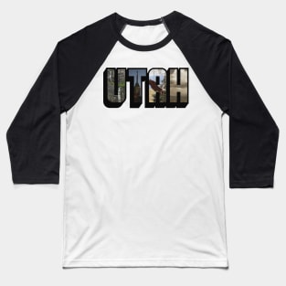 UTAH Big Letter Baseball T-Shirt